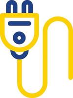 Plug Glyph Icon vector