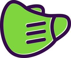 Face Mask Vector Icon Design