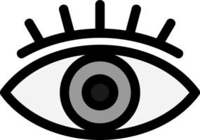 diseño de icono de vector de ojos