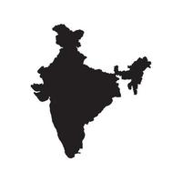 icono de mapa de india vector