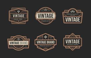 Vintage Badges Set vector