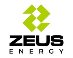 Z letter geometric energy logo design. vector