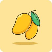 Mango Fruit, vector design and isolated background.