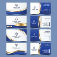 Gradient Business Card Template vector