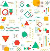 Graphic geometric background design banner element line dot halftone vector shapes colorful shapes abstract