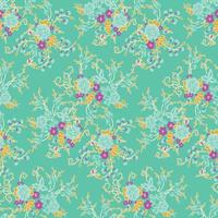 Watercolor seamless pattern with flowers for decoration design. Bright spring or summer fashion print. Textile design. pattern design vector