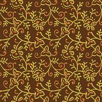 Seamless pattern with stylish detailed water color paisleys. pattern design vector