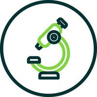 Microscope Glyph Icon vector