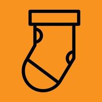 sock line Icon. Social media sign icons. Vector illustration isolated for graphic and web design.