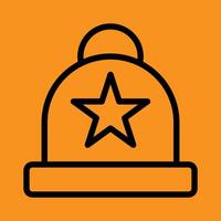 beanie line Icon. Social media sign icons. Vector illustration isolated for graphic and web design.
