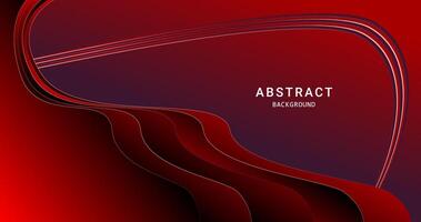 Red black color abstract background for social media design vector. vector