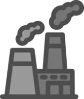 Power Station Glyph Icon vector