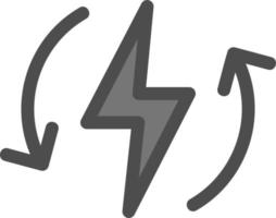 Renewable Energy Glyph Icon vector