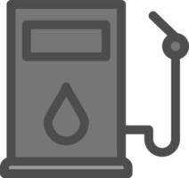 icono de glifo de gasolina vector