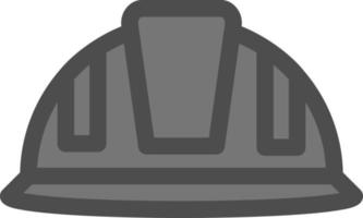 Helmet Glyph Icon vector