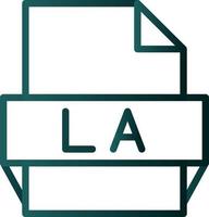 La File Format Icon vector