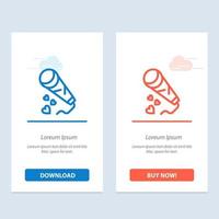 Mic Hearts Love Loving Wedding  Blue and Red Download and Buy Now web Widget Card Template vector