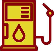 Gas Fuel Glyph Icon vector