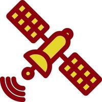 Satellite Glyph Icon vector