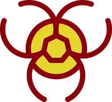 Biohazard Glyph Icon vector