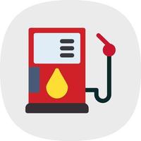 Gas Fuel Glyph Icon vector