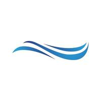 Water wave icon vector