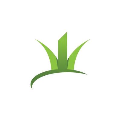 Logos of green Tree leaf ecology