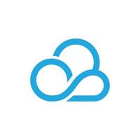 Cloud template vector