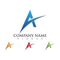 A Letter Logo Template vector