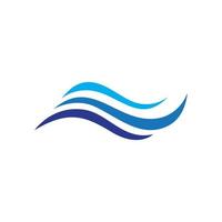 Water wave icon vector