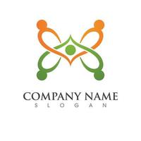 Community, network and social icon vector