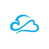 Cloud template vector