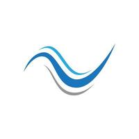 Water wave icon vector