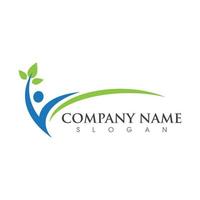 Human character logo sign vector