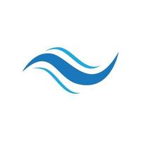 Water wave icon vector