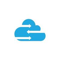 Cloud template vector