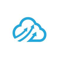 Cloud template vector