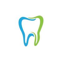 Ilustración de vector de plantilla de logotipo dental