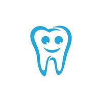 Ilustración de vector de plantilla de logotipo dental