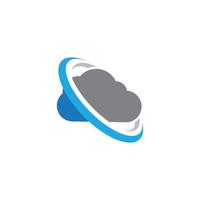 Cloud template vector