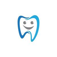 Ilustración de vector de plantilla de logotipo dental