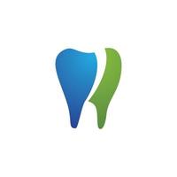 Ilustración de vector de plantilla de logotipo dental