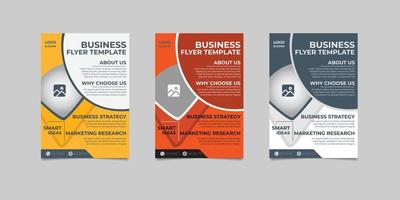 Business Flyer Design. a4 flyer template and modern design, perfect for creative professional business vector