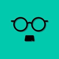 Hitler with Glasses vector