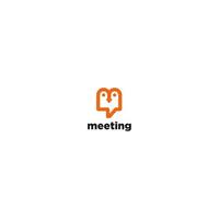 plantilla de diseños de vectores de logotipo de reunión