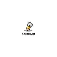 diseños de vectores de logotipo de arte de cocina