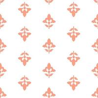 Floral seamless vector illustration pattern. Design for use backdrop all over textile fabric print wrapping paper and others.