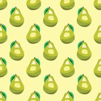 patrón de vector transparente de aguacate. diseño para usar como telón de fondo en todo el papel de envoltura de impresión de tela textil y otros.