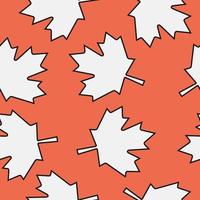 Red maple leaves Seamless vector illustration pattern background Design for use backdrop wrapping paper textile all over fabric and others.