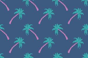 palmeras exóticas tropicales plantas de patrones sin fisuras. diseño para uso textil de fondo en todo el papel de envoltura de impresión de tela y otros. textura repetitiva árbol de coco patrones fácil personalizable vector